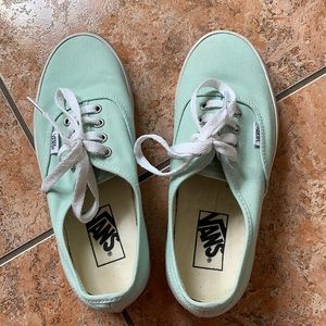 Mint Green Vans